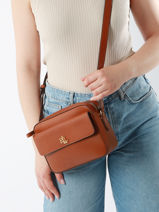 Cross Body Tas Dryden Leder Lauren ralph lauren Bruin dryden 31926645-vue-porte